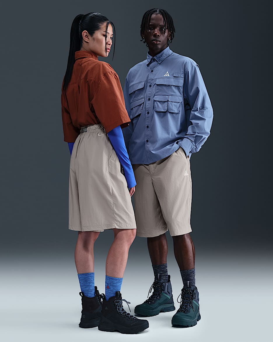 ★ Nike★ ACG Orb Weaver UV Repel Oversized Shorts M Black Nike ACG 